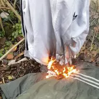 Adidias Firebird jackets in flames part 1
